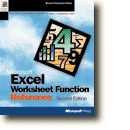 Microsoft� Excel Worksheet Function Reference, 2nd Edition